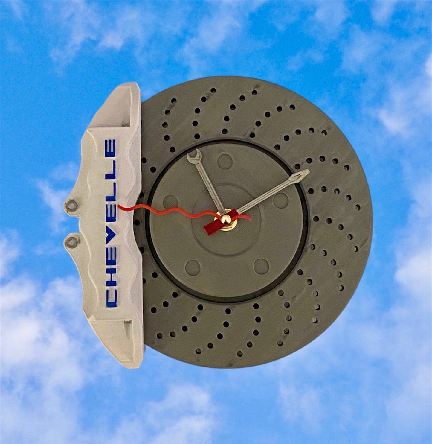 Caliper brake wall clock