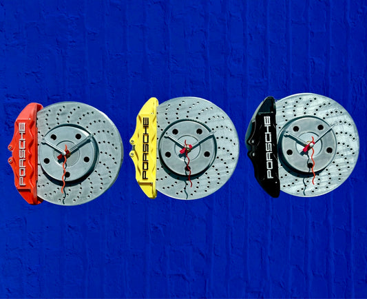 Caliper brake wall clock
