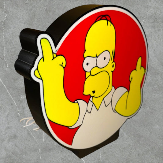 Hommer Simpson Light Box