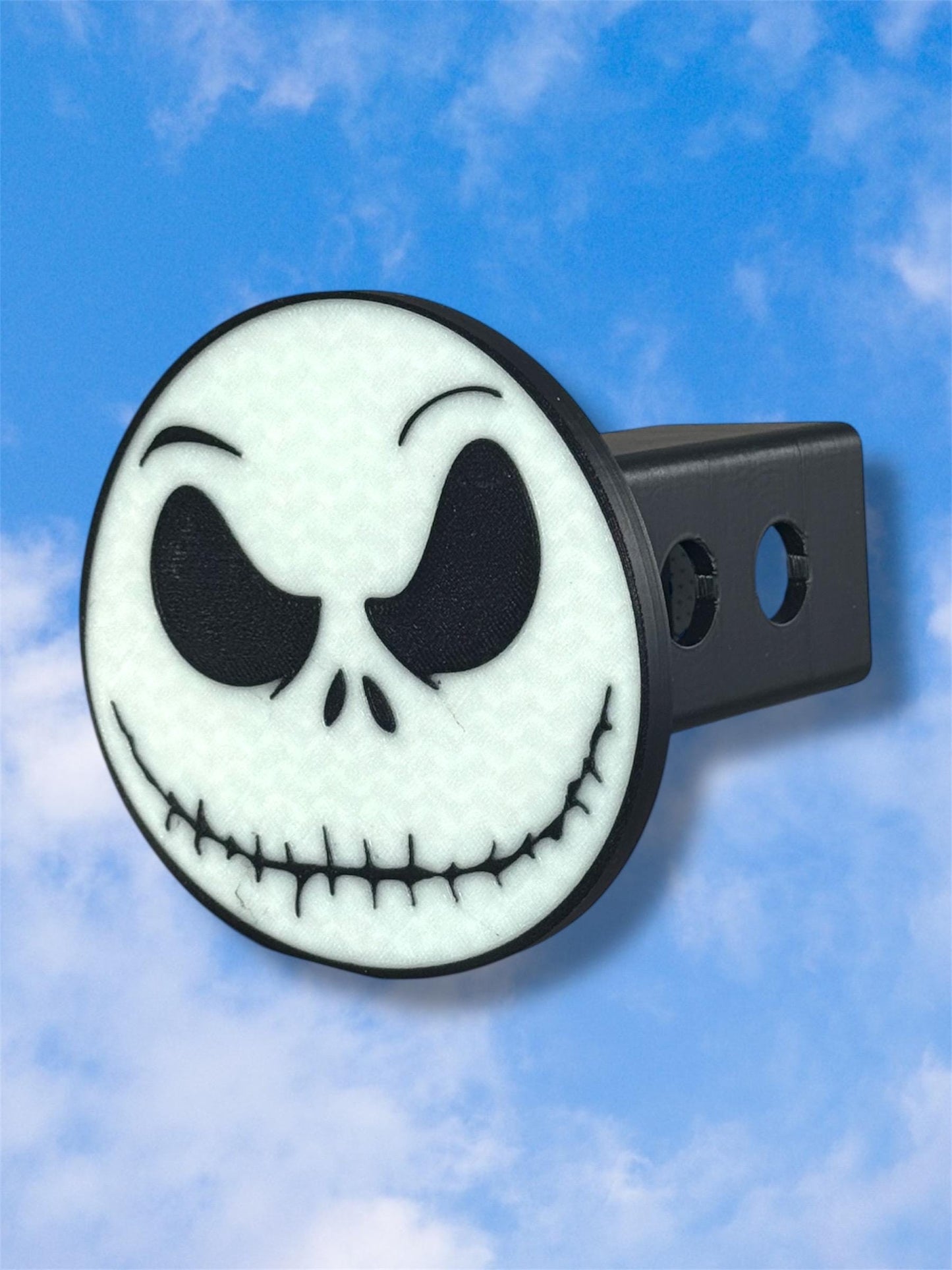 Jack Skellington Glow-in-the-Dark Hitch Cover – 2” Receiver