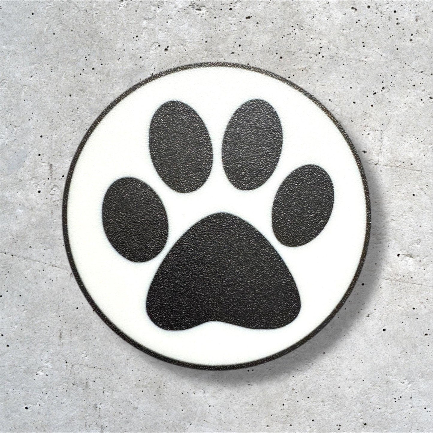 Paw Print hitch cover