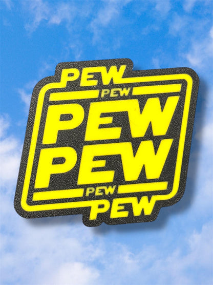 PEW PEW hitch cover