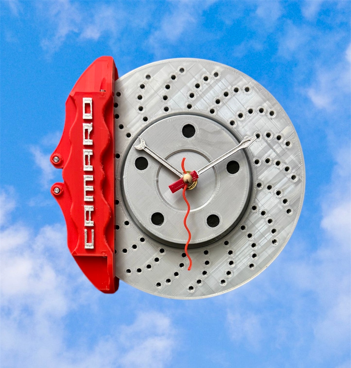 Caliper brake wall clock