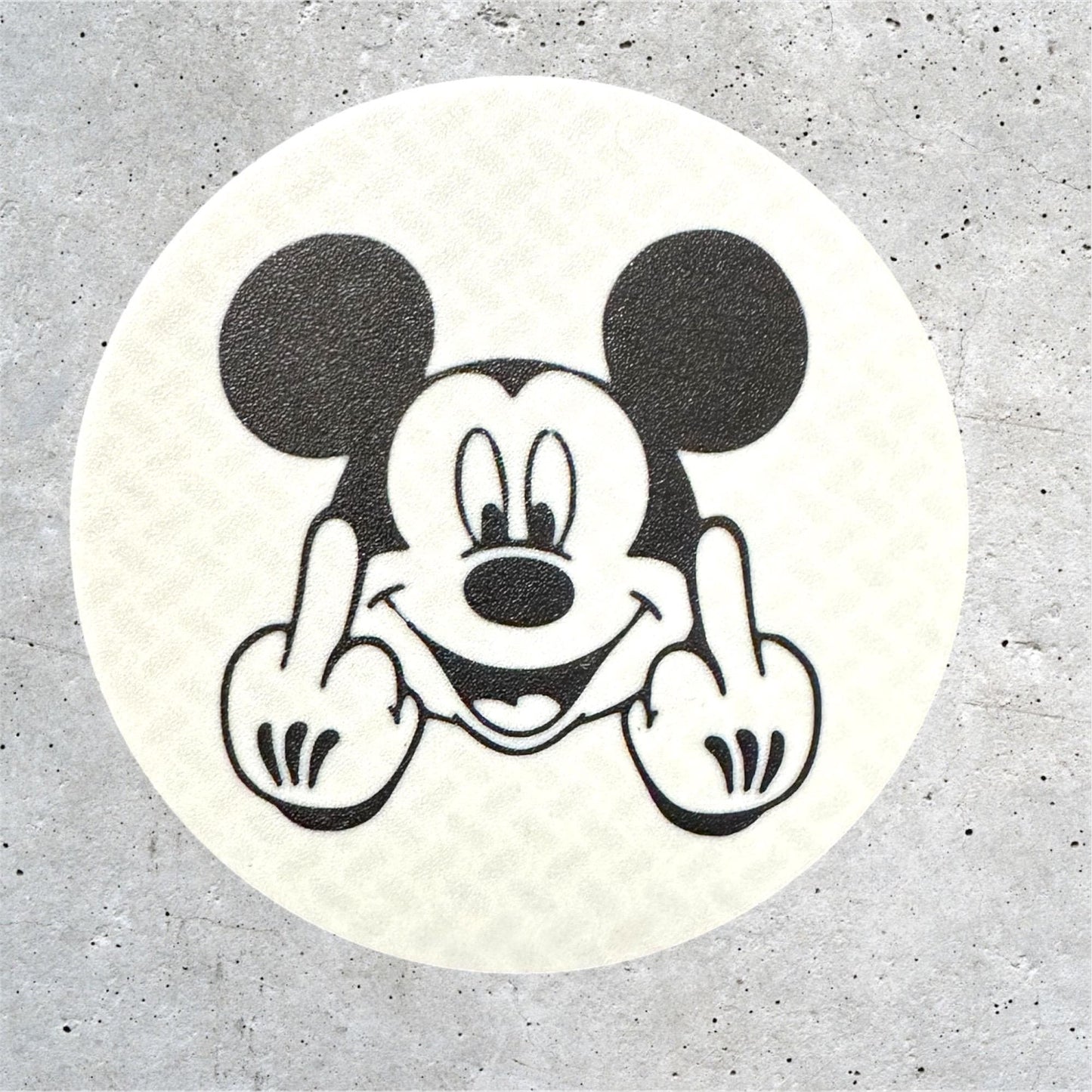 Mickey Middle finger hitch cover