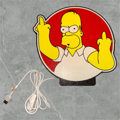 Hommer Simpson Light Box