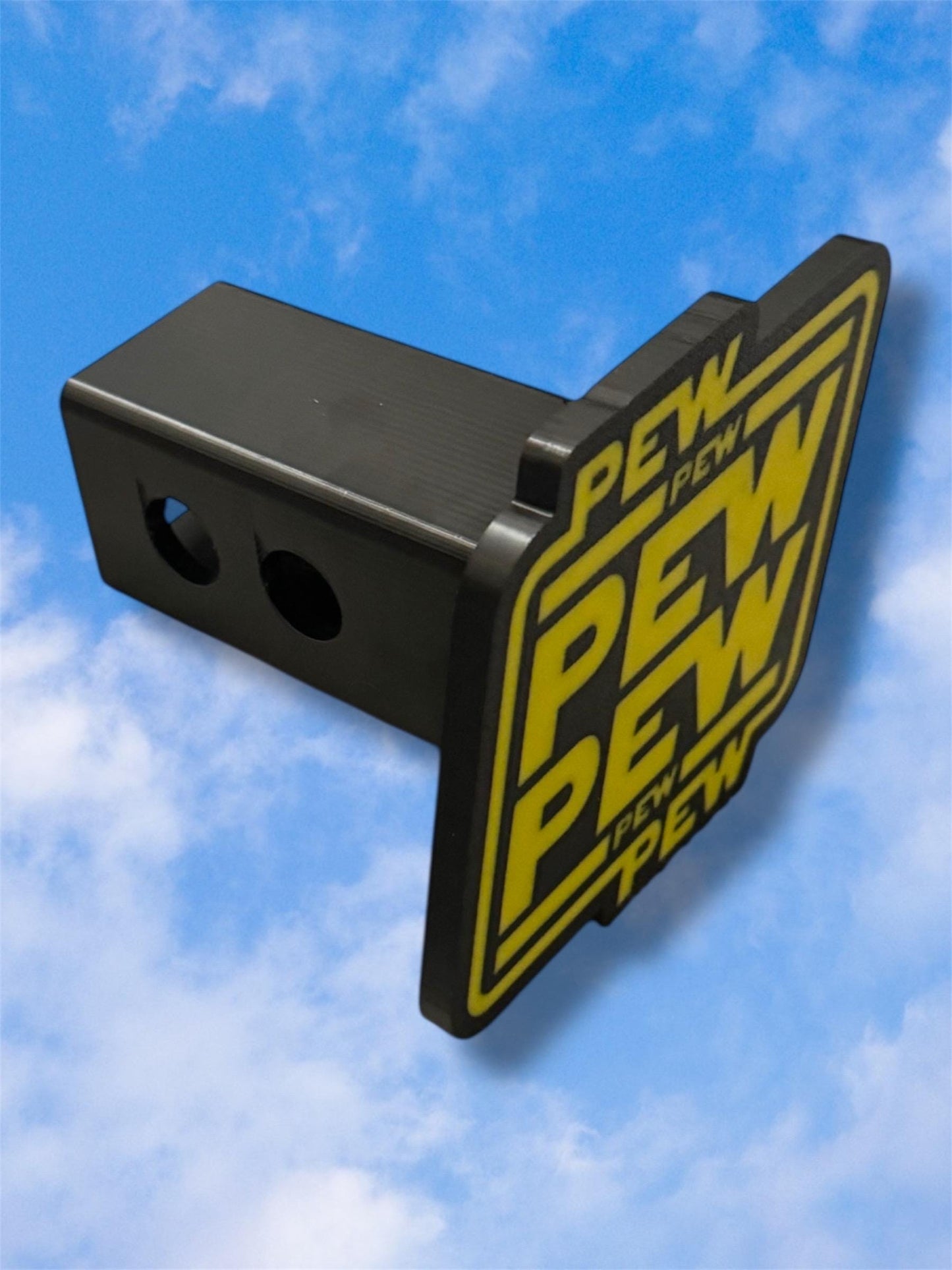 PEW PEW hitch cover