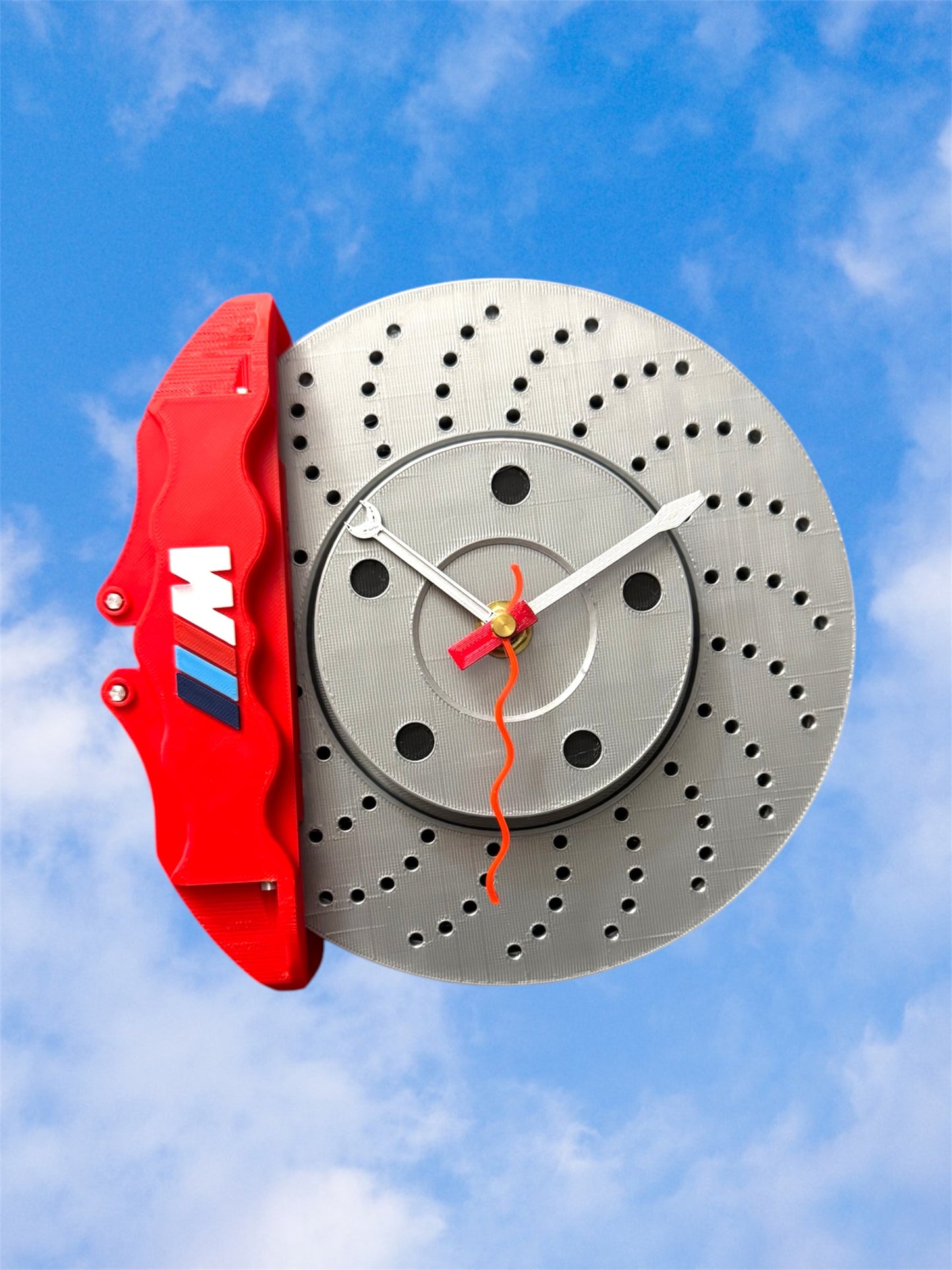 Caliper brake wall clock