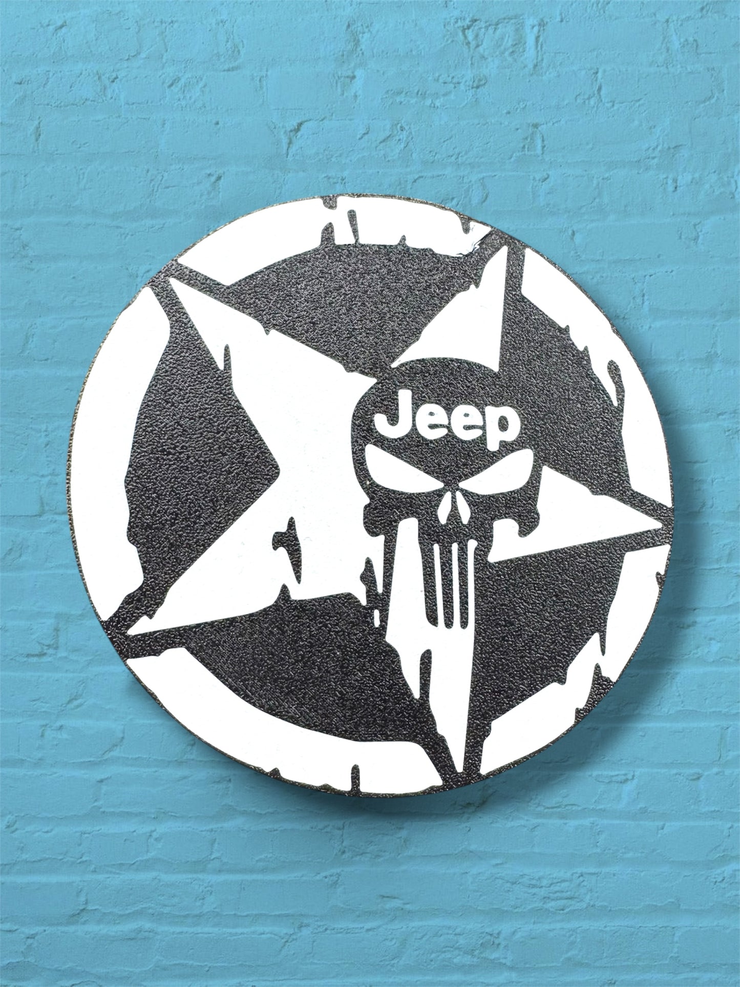 Jeep Inspired Punisher Style Hitch Cover