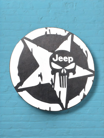 Jeep Inspired Punisher Style Hitch Cover