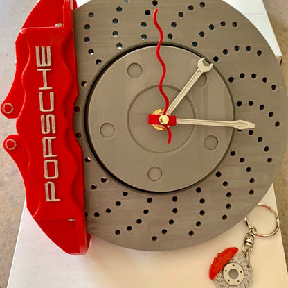 Caliper brake wall clock